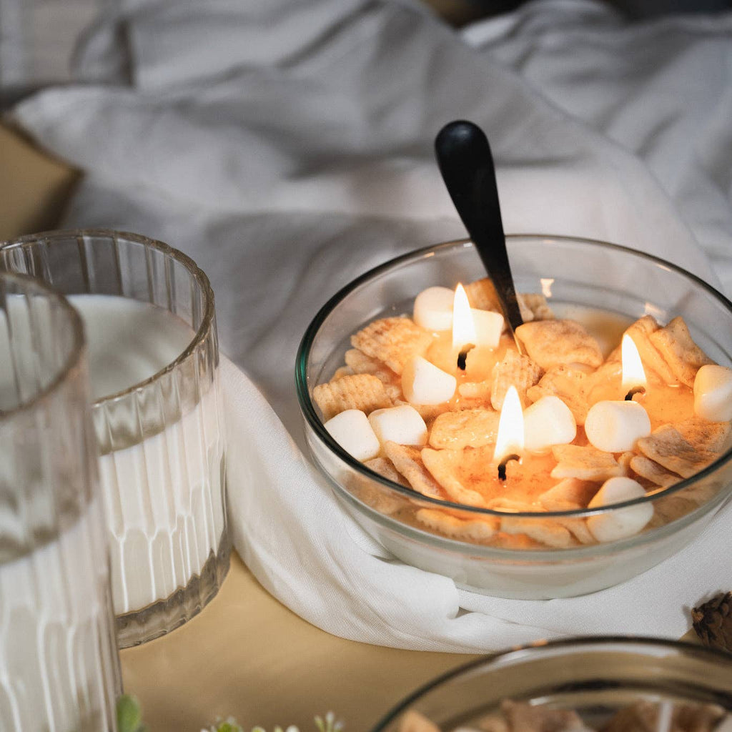 Unique Candle Designs By Kaneca - Cinnamon Toast Crunch Marshmallow Cereal Candle