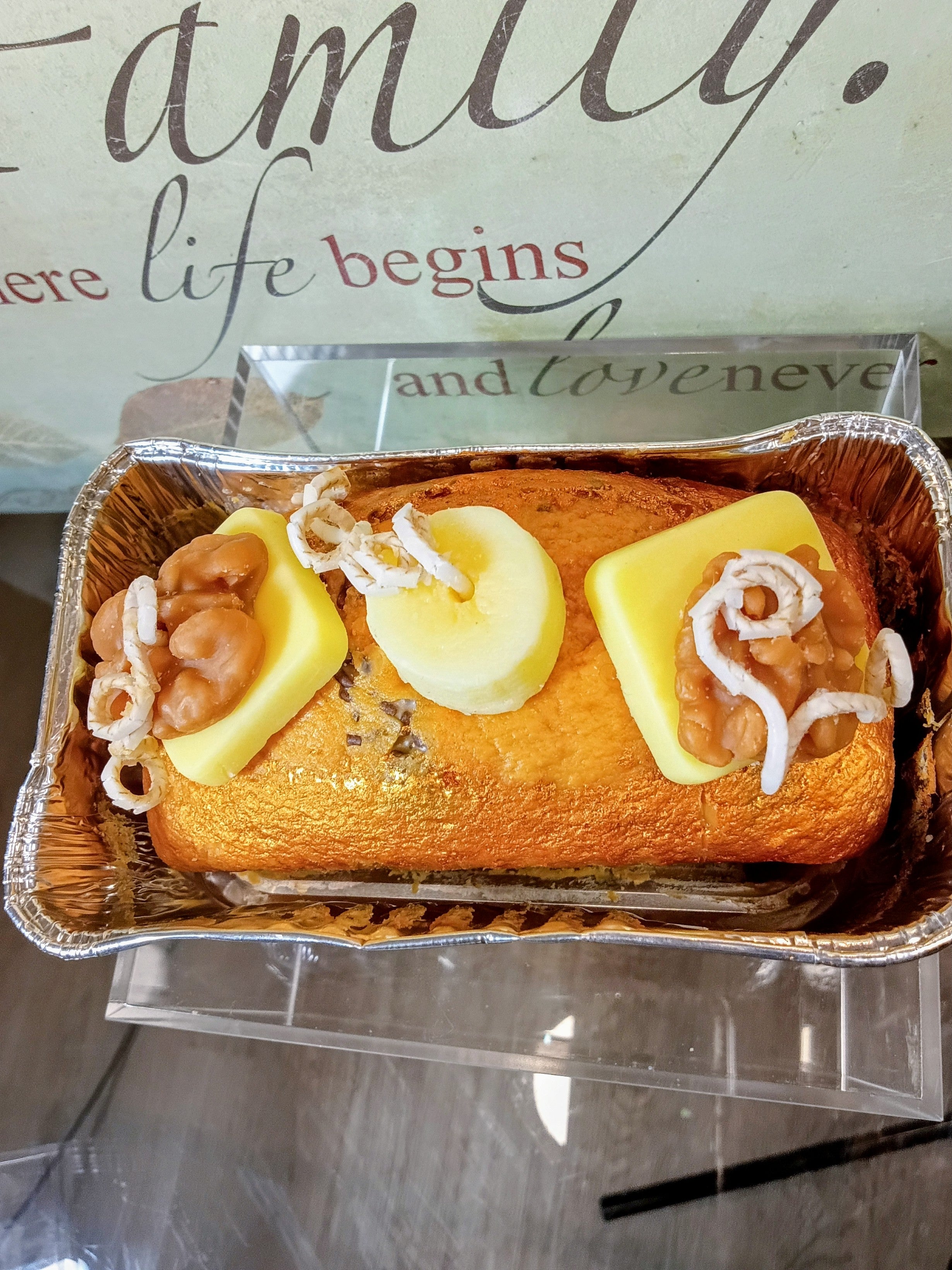 Unique Candle Designs By Kaneca- Banana Bread Loaf Candle 13 oz. Large Candle