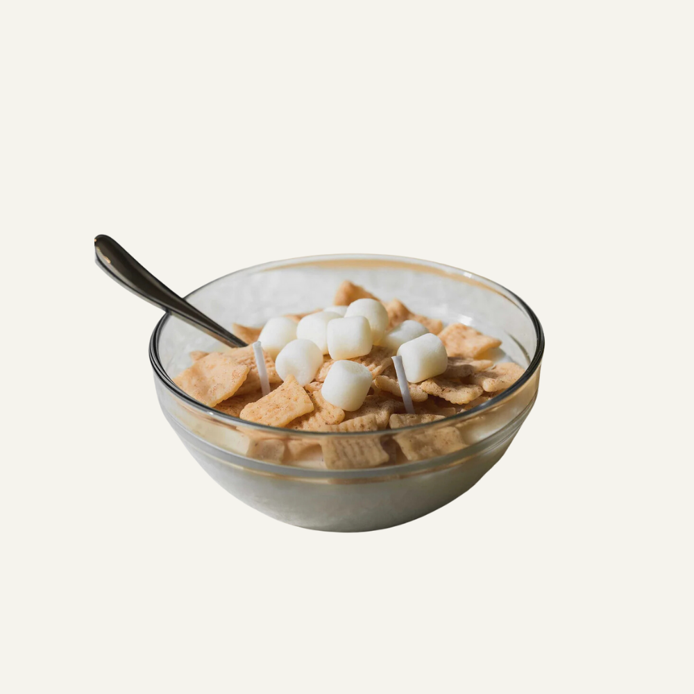 Unique Candle Designs By Kaneca - Cinnamon Toast Crunch Marshmallow Cereal Candle