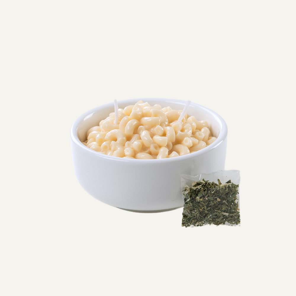 Unique Candle Designs By Kaneca - Macaroni and Cheese Candle Bowl