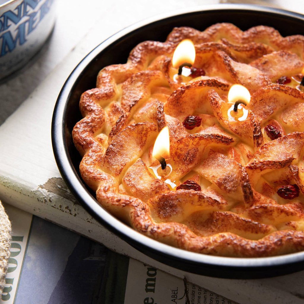 Unique Candle Designs By Kaneca - Apple Pie Candle – Realistic Food Candle & Novelty Gift