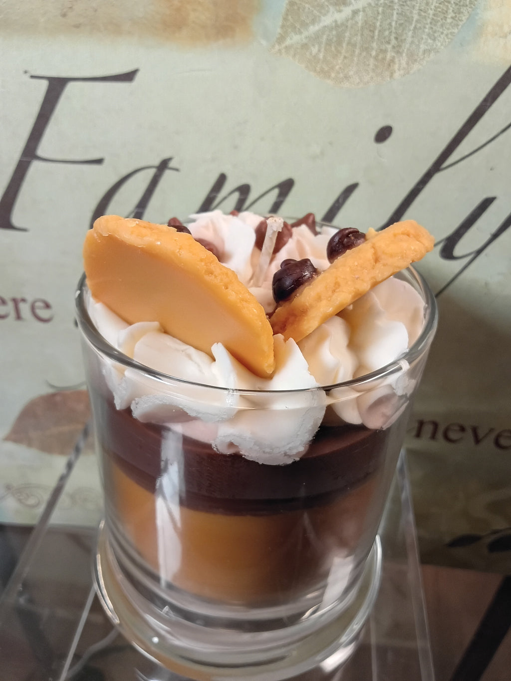 Unique Candle Designs By Kaneca - Chocolate Chip Cookie Candle. 13 oz. Large Dessert Candle