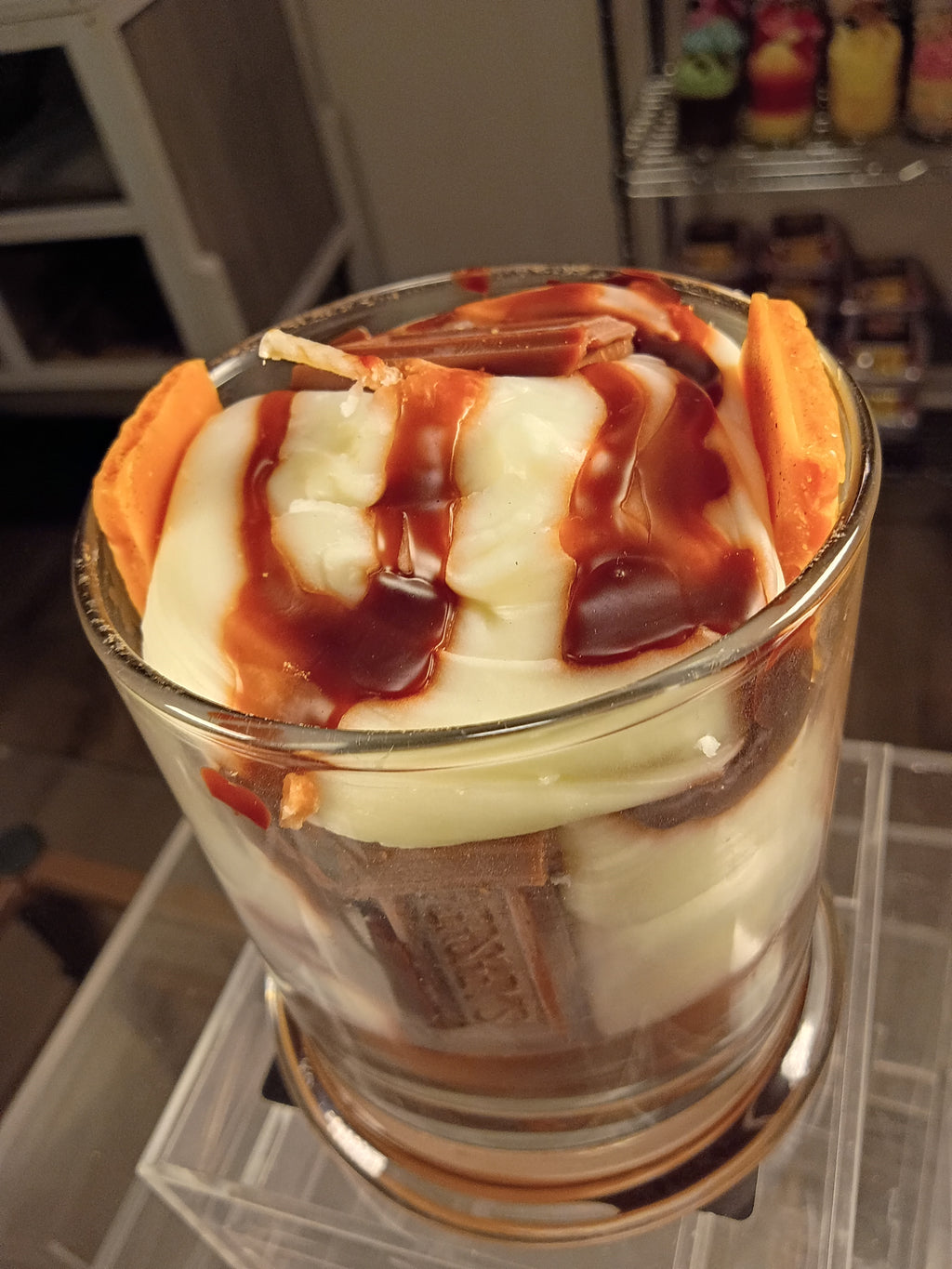 Unique Candle Designs By Kaneca - Campfire S'mores Dessert Candle