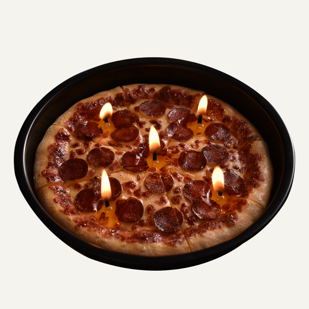 Unique Candle Designs By Kaneca - Pizza Candle