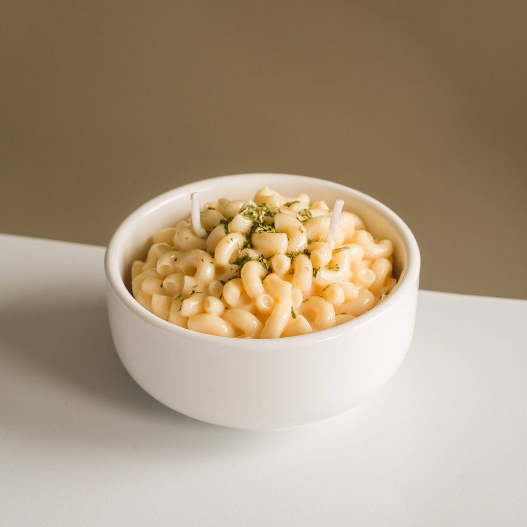 Unique Candle Designs By Kaneca - Macaroni and Cheese Candle Bowl