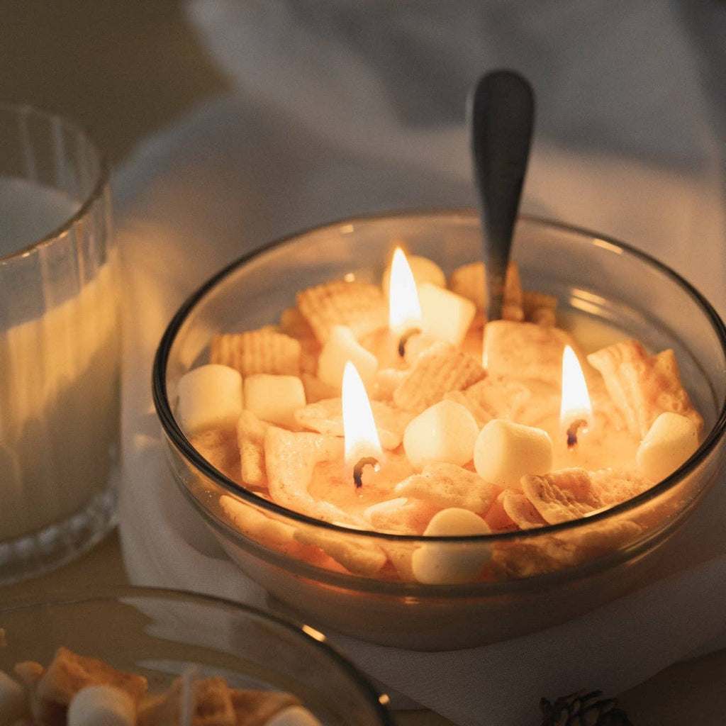 Unique Candle Designs By Kaneca - Cinnamon Toast Crunch Marshmallow Cereal Candle