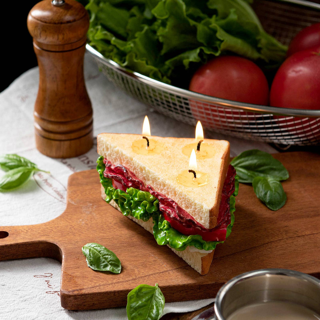 Unique Candle Designs By Kaneca - BLT Sandwich Candle – Realistic Food Candle & Novelty Gift